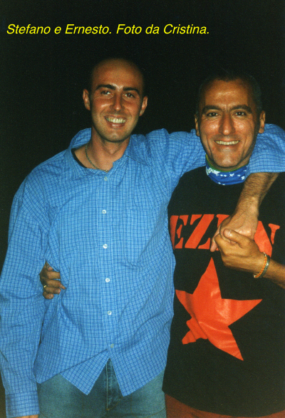 Stefano e il suo fraterno amico e collaboratore, il Maestro Ernesto Massimo Laffi, fotografati da Cristina Di Federico dopo il concerto alla Madonnina.